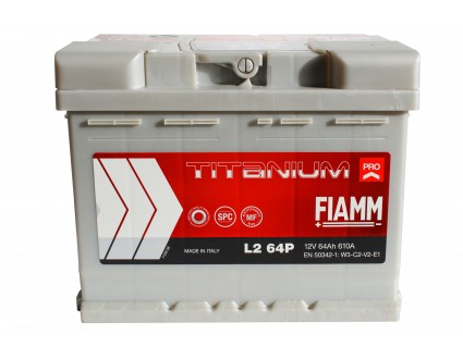Акумулятор 6СТ-64 (R+) FIAMM 610А TITANIUM PRO