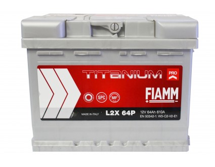 Акумулятор 6СТ-64 (L+) FIAMM 610А TITANIUM PRO