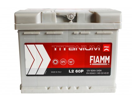 Акумулятор 6СТ-60 (R+) FIAMM 540А TITANIUM PRO