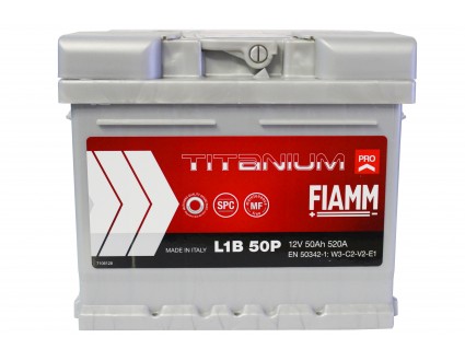 Акумулятор 6СТ-50 (R+) FIAMM 520А TITANIUM PRO