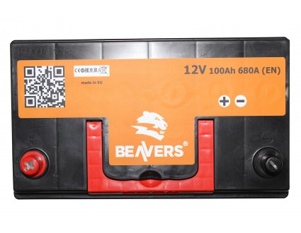 Акумулятор 6СТ-100 (L+) BEAVERS ASIA 680А