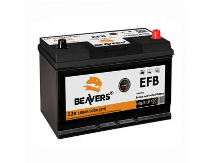 Акумулятор 6СТ-100 (R+) BEAVERS ASIA EFB 800А